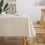 Oil-Proof Cotton-Linen Tablecloth