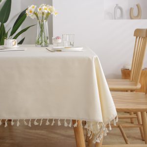 Oil-Proof Cotton-Linen Tablecloth