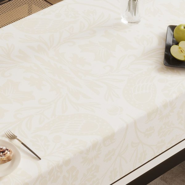 Oil-Proof Leather Tablecloth – Eco-Friendly, Waterproof & Wipeable Cover - Image 3