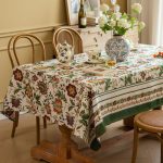 Kioscr Poly-Cotton Tablecloths |Calendula