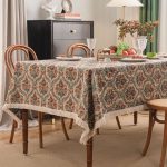 Kioscr Poly-Cotton Tablecloths |Flower Rhyme