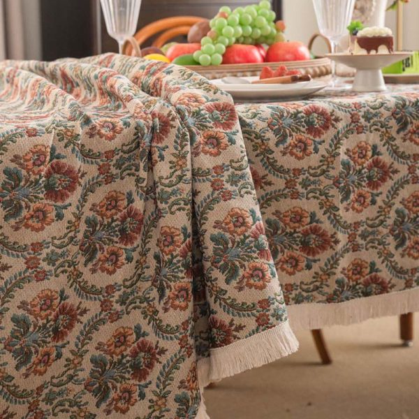 Kioscr Poly-Cotton Tablecloths |Flower Rhyme - Image 4
