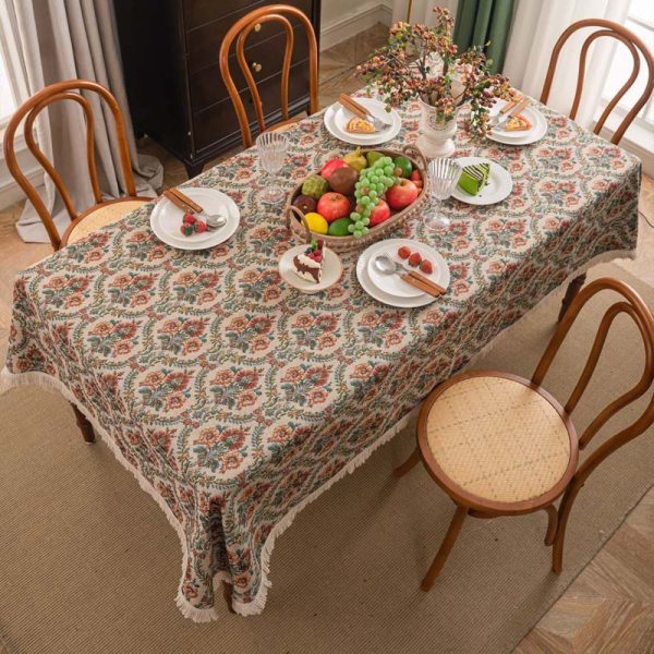 Kioscr Poly-Cotton Tablecloths |Flower Rhyme - Image 3