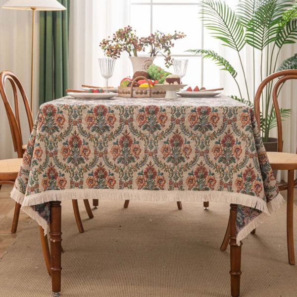 Kioscr Poly-Cotton Tablecloths |Flower Rhyme - Image 2