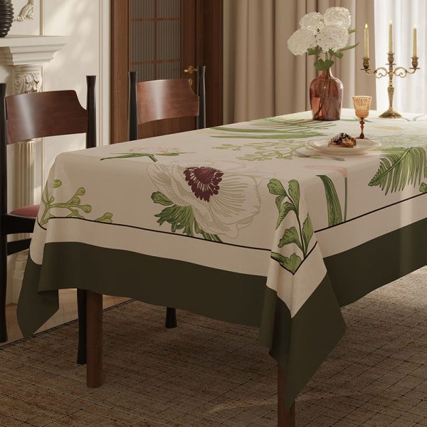 waterproof tablecloth floral tablecloth patterned tablecloths waterproof dining table cover waterproof table cloth