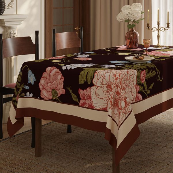 waterproof tablecloth floral tablecloth patterned tablecloths waterproof dining table cover waterproof table cloth