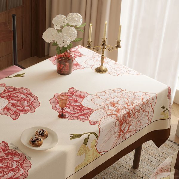 waterproof tablecloth floral tablecloth patterned tablecloths waterproof dining table cover waterproof table cloth