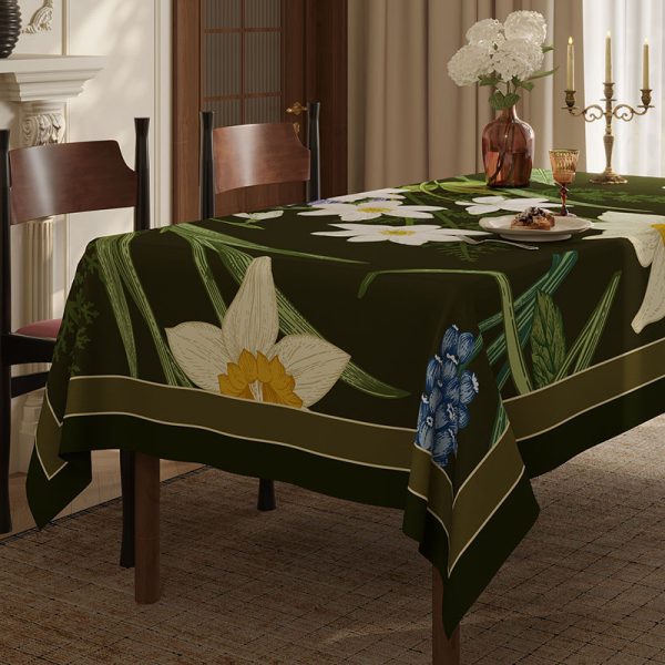 waterproof tablecloth floral tablecloth patterned tablecloths waterproof dining table cover waterproof table cloth