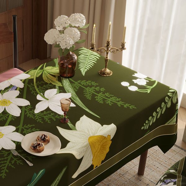 waterproof tablecloth floral tablecloth patterned tablecloths waterproof dining table cover waterproof table cloth