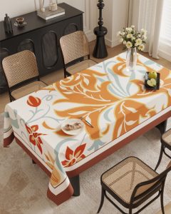 patterned tablecloths