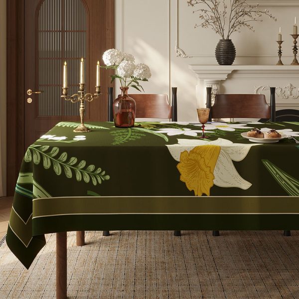 waterproof tablecloth floral tablecloth patterned tablecloths waterproof dining table cover waterproof table cloth