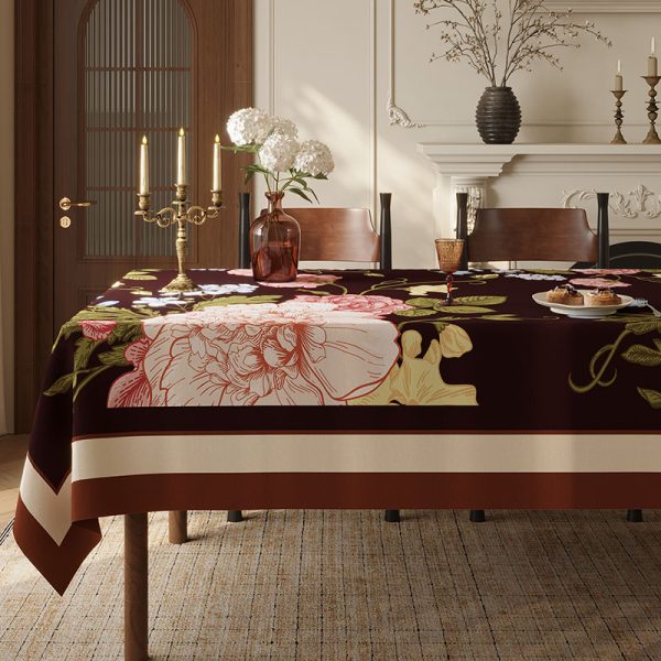 waterproof tablecloth floral tablecloth patterned tablecloths waterproof dining table cover waterproof table cloth