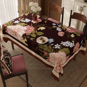 waterproof tablecloth floral tablecloth patterned tablecloths waterproof dining table cover waterproof table cloth