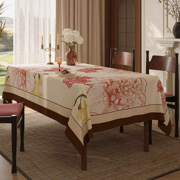 waterproof tablecloth floral tablecloth patterned tablecloths waterproof dining table cover waterproof table cloth