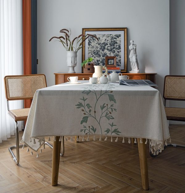 Elastic picnic table cover snugly fit over 8-foot wooden outdoor table